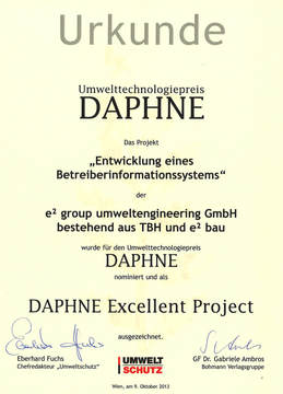equadrat engineering - Nominierung Umwelttechnologiepreis Daphne
